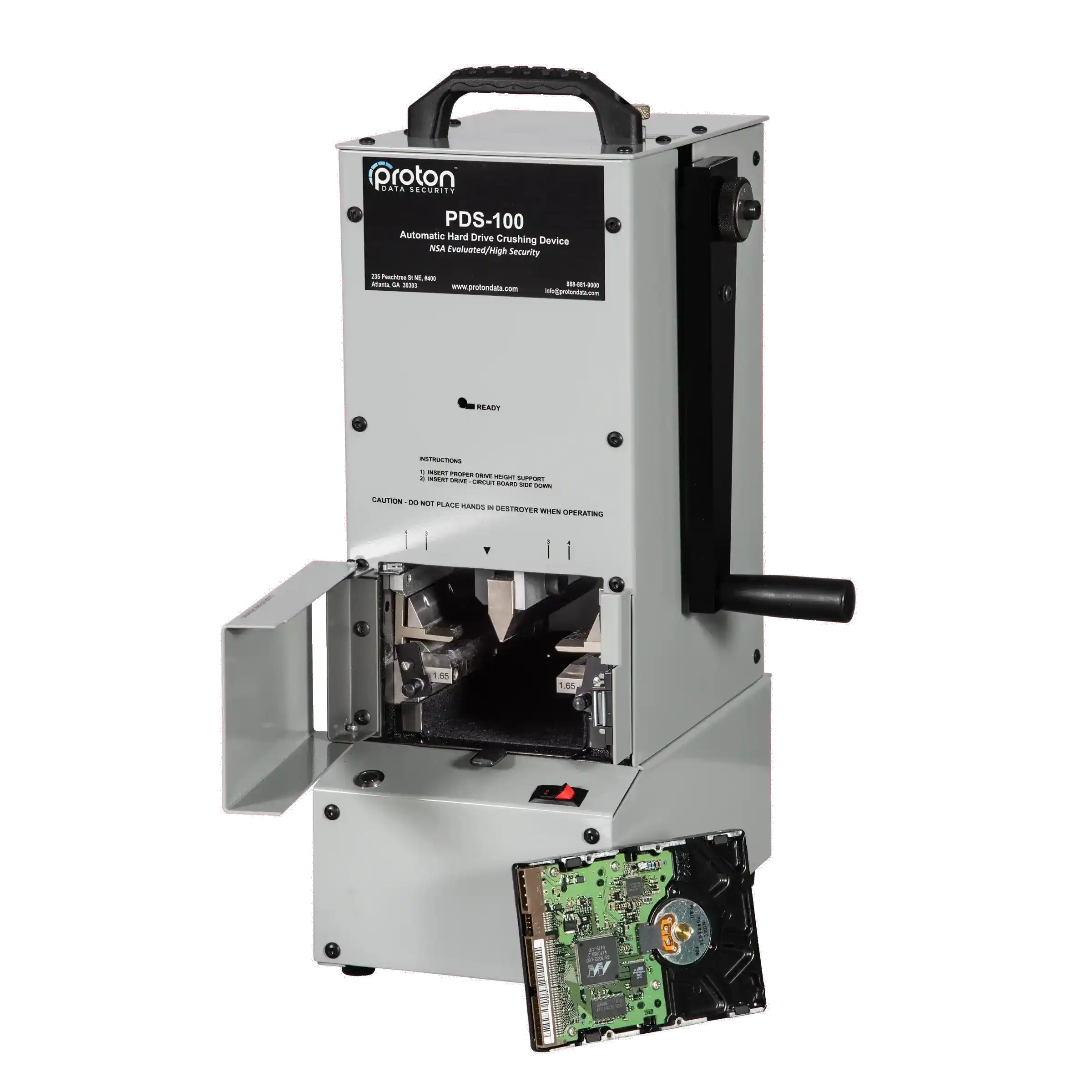 Destructor de discos duros Proton PDS-100